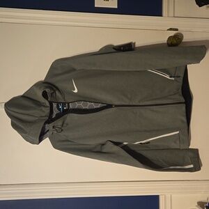 NIKE Heather Grey Tech Hoodie